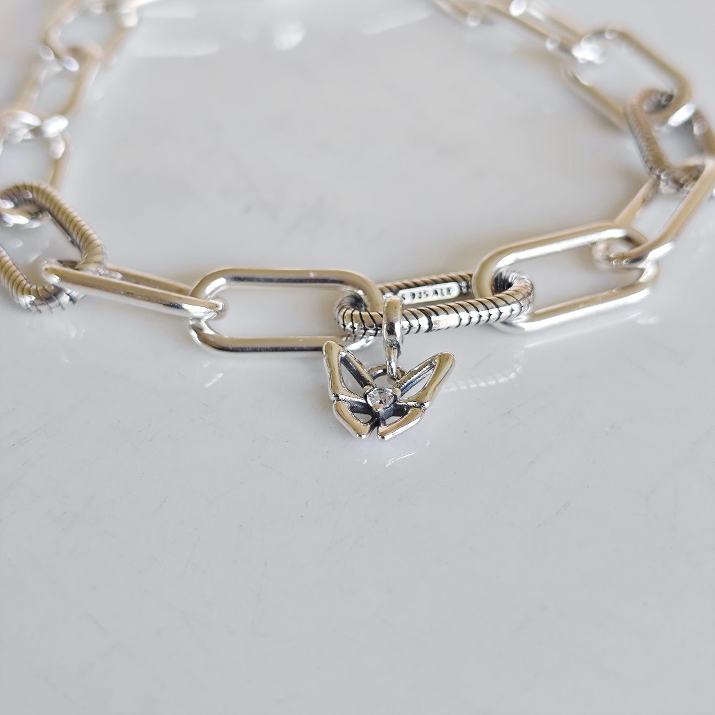 Charm Mini Mariposa Plata