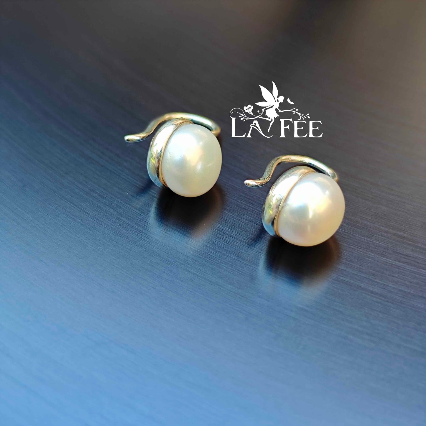 Aros de Perla con Gancho