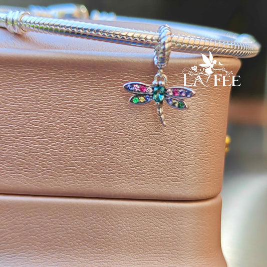Charm Colgante Libélula Multicolor