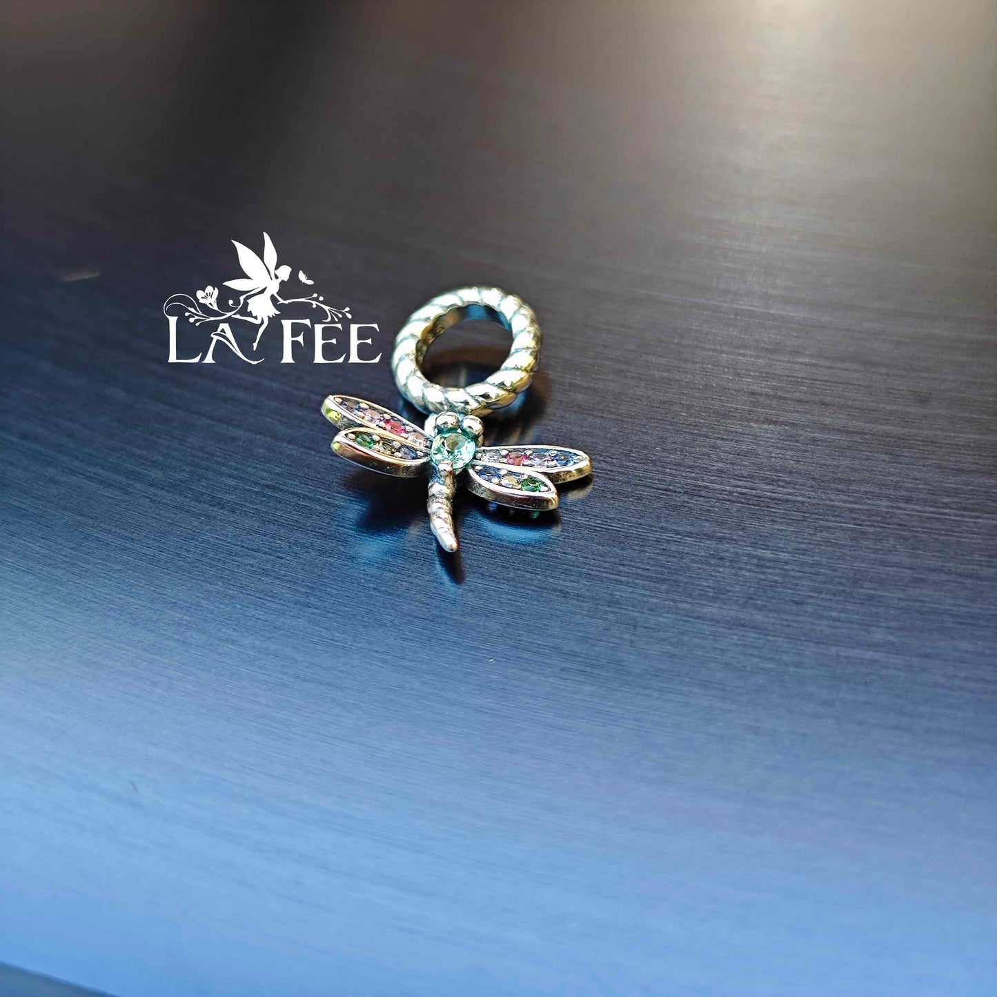 Charm Colgante Libélula Multicolor