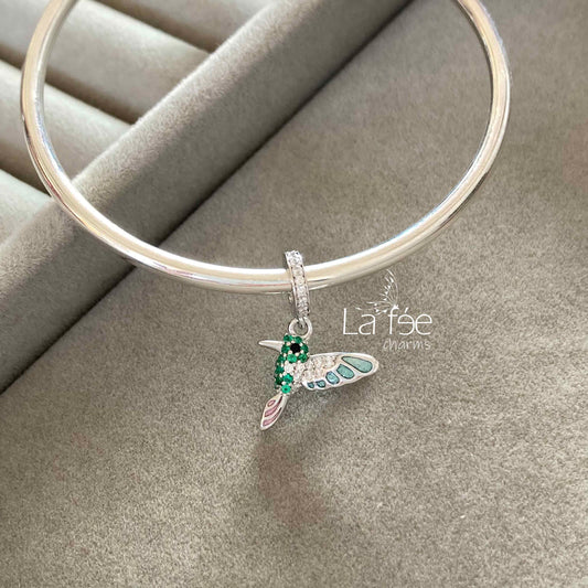 Charm Colibrí Zircones