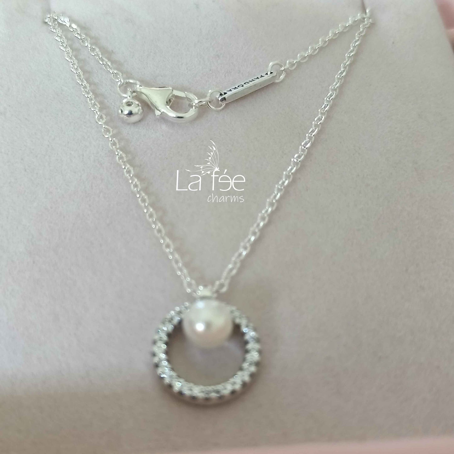 Colgante Perla con Zircones