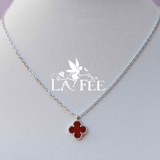 Colgante Trébol Rojo - 9mm