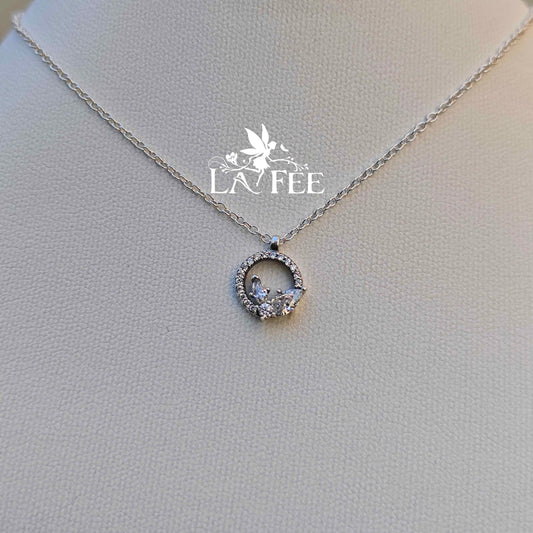 Colgante Círculo de 3 Zircones