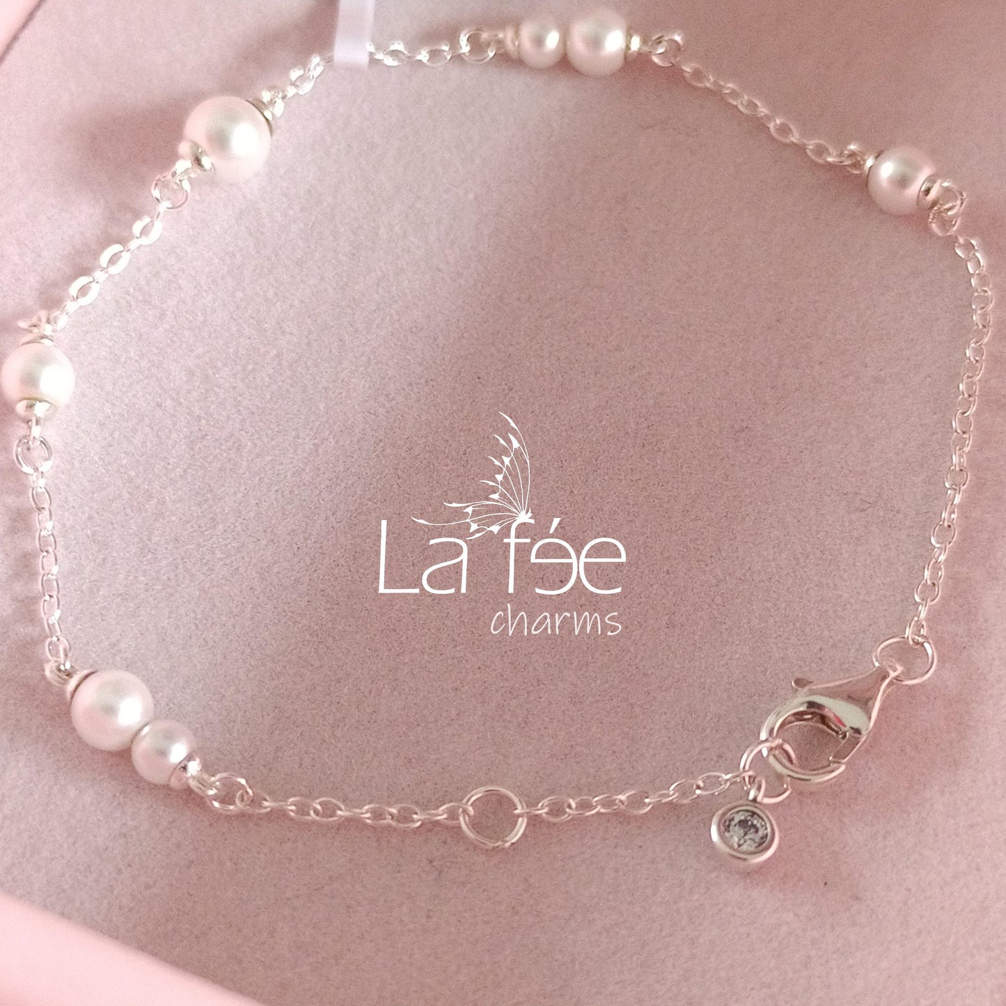 Pulsera Cadena y Perlas