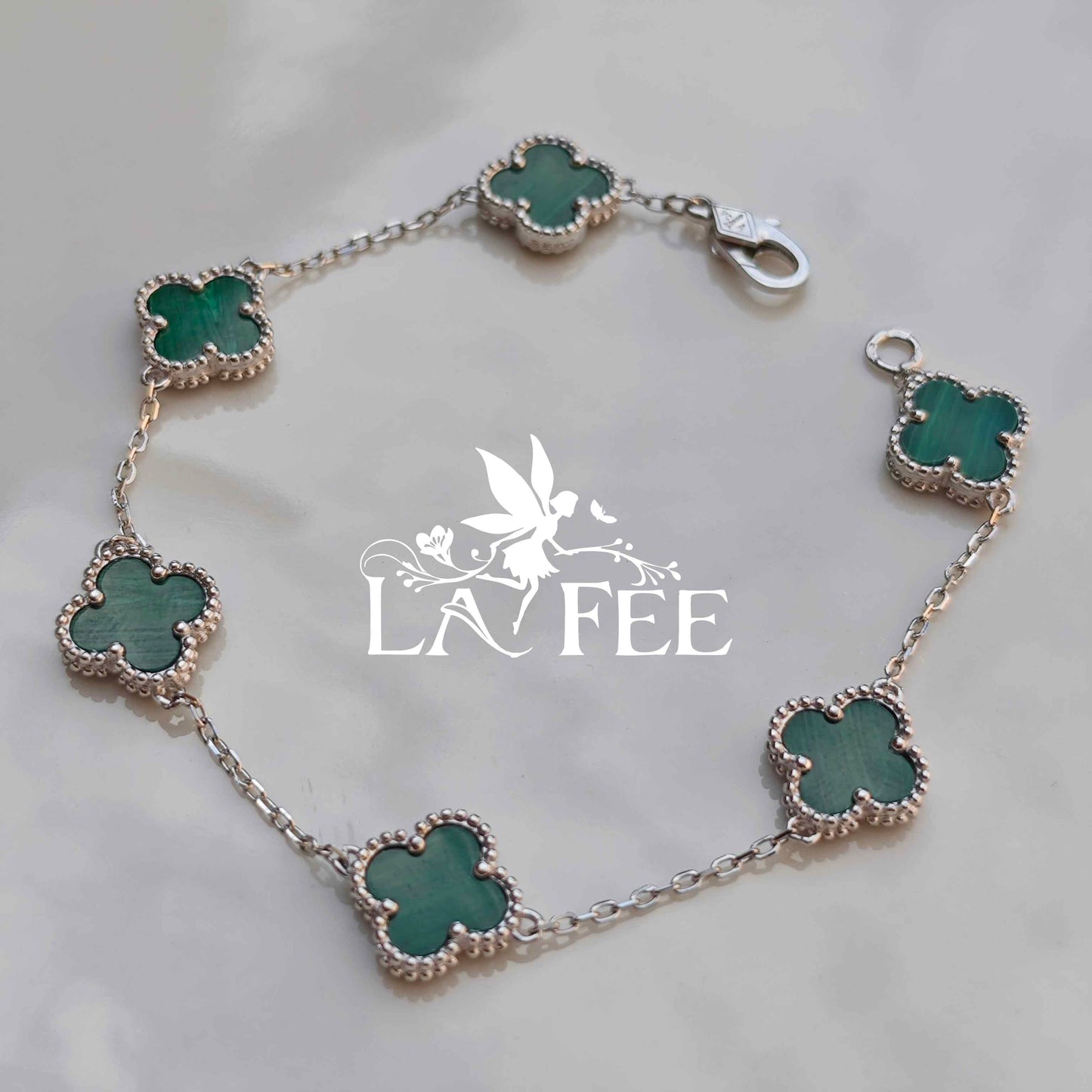 Pulsera Tréboles Verdes