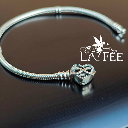 Pulsera Serpiente Corazón Infinito