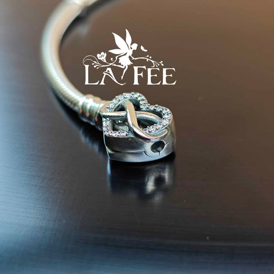 Pulsera Serpiente Corazón Infinito