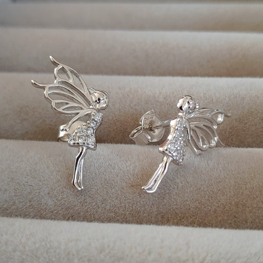 Aros Hada Vestido con Zircón