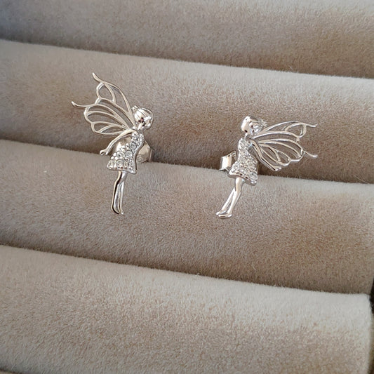 Aros Hada Vestido con Zircón