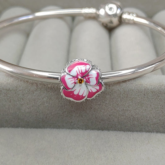 Charm Pensamiento Rosa