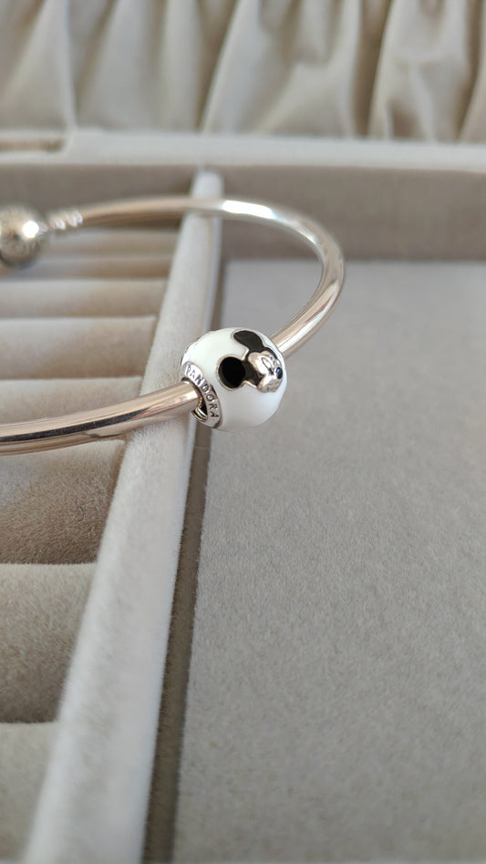 Charm Mickey Esfera Blanca