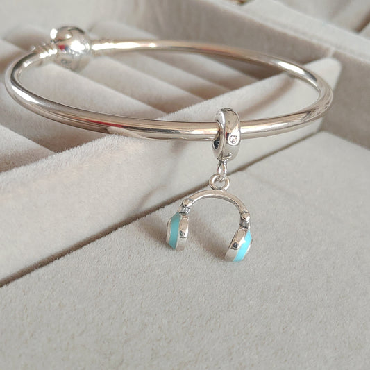 Charm Audífonos Celeste