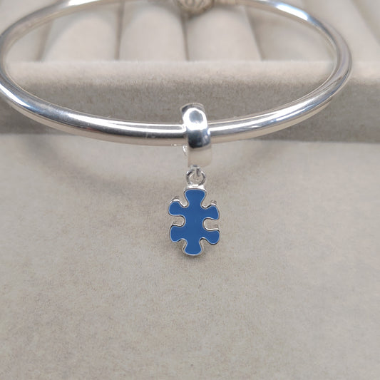 Charm Pieza de Puzzle Azul (TEA)