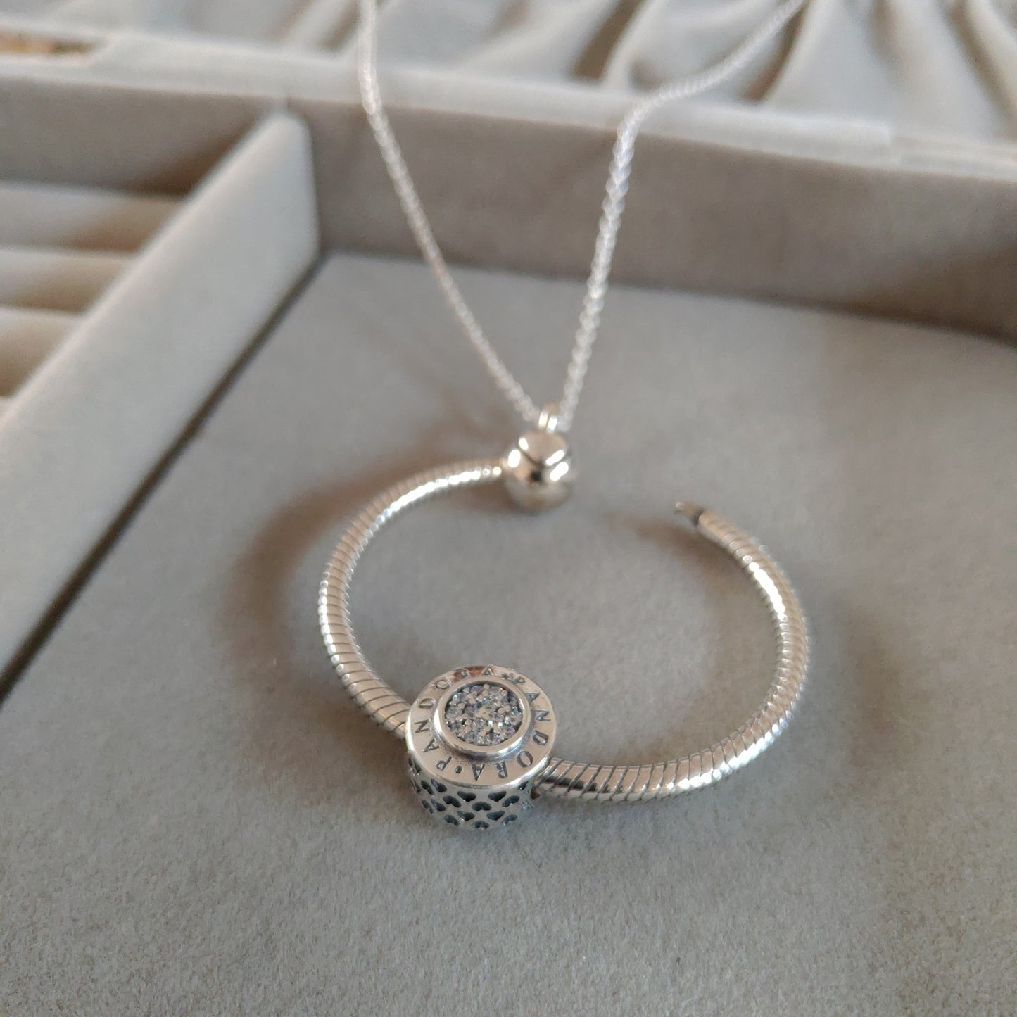 Colgante "O" de Plata - Tamaño M