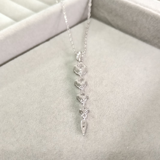 Colgante con Zircones Redondos