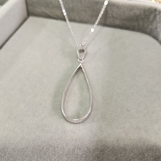 Colgante con Zircones en Gota