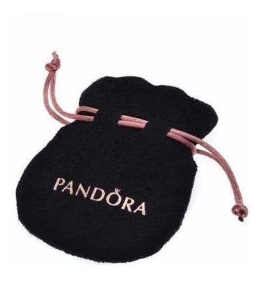 Bolsa de Terciopelo Negra Grande