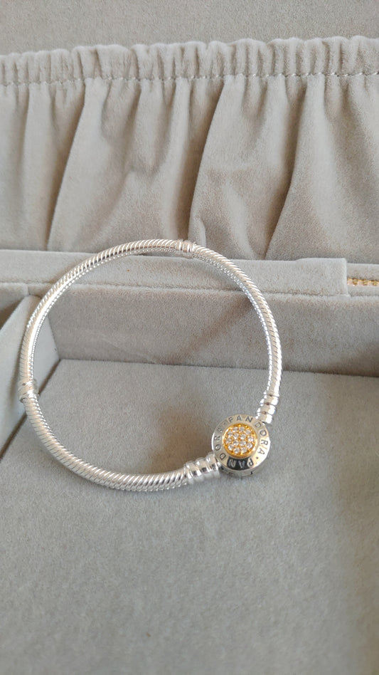 Pulsera Serpiente con Broche Redondo