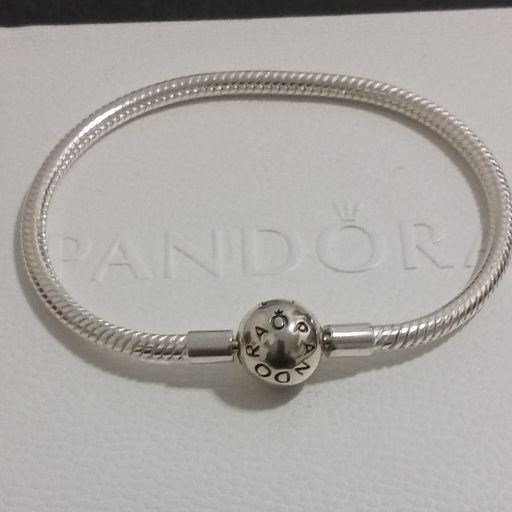 Pulsera Serpiente con Broche Esférico Liso