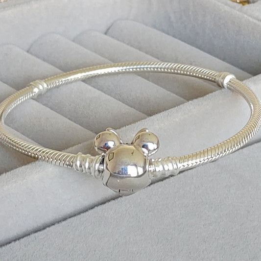 Pulsera Serpiente con Broche Minnie