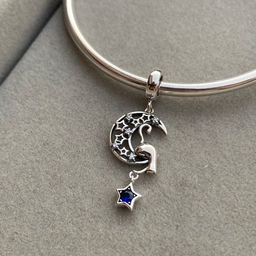 Charm Gatito, Luna y Estrella