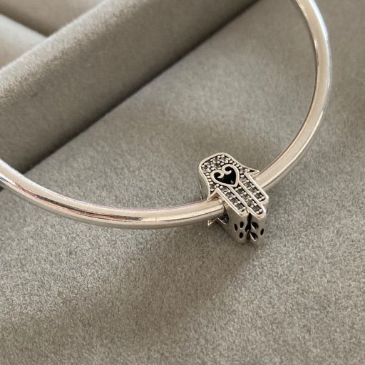 Charm Mano de Fátima Plata