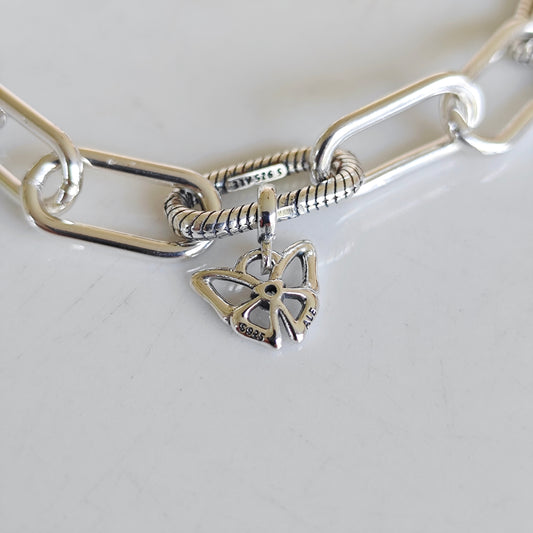 Charm Mini Mariposa Plata