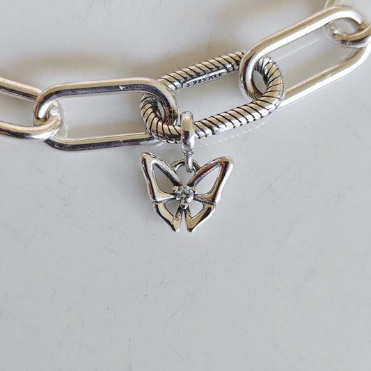 Charm Mini Mariposa Plata