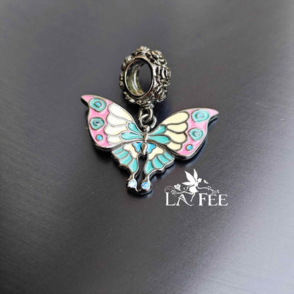 Charm Colgante Mariposa Negra