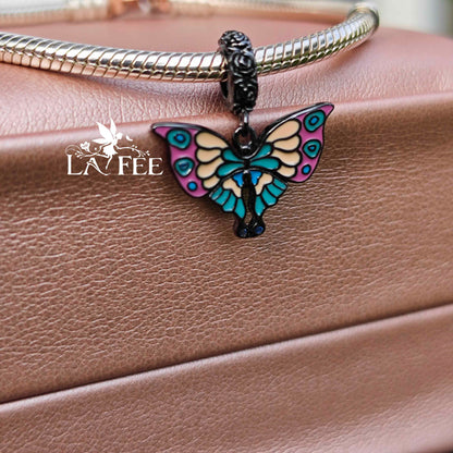 Charm Colgante Mariposa Negra