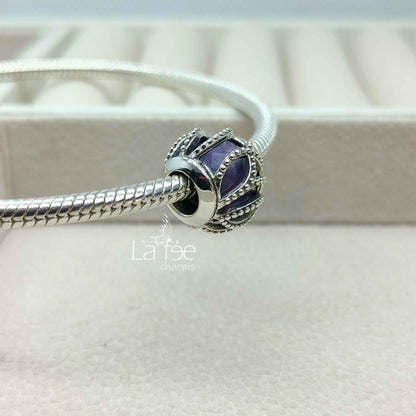 Charm Esfera Lila Zircones