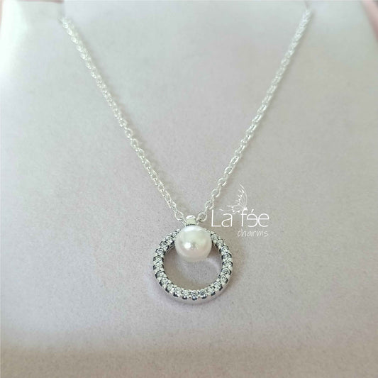 Colgante Perla con Zircones