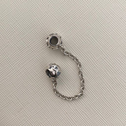 Cadena de Seguridad Cintillo Corazones